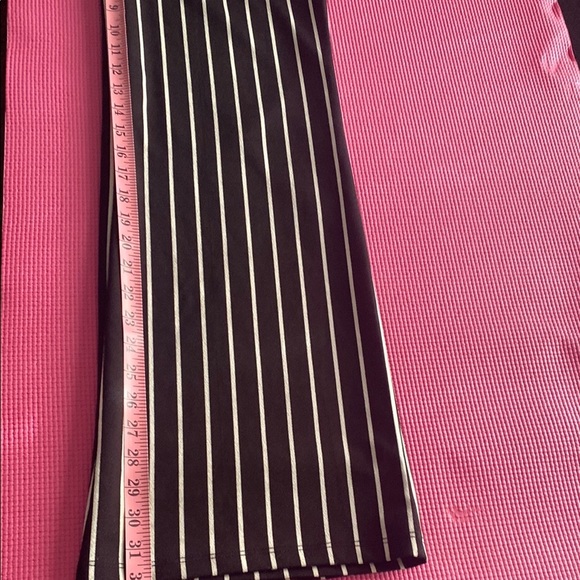 Windsor Black and White Wide Leg Jumpsuit with Tailored Stripes - Picture 7 of 8